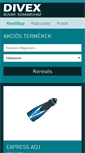 Mobile Screenshot of divex.hu
